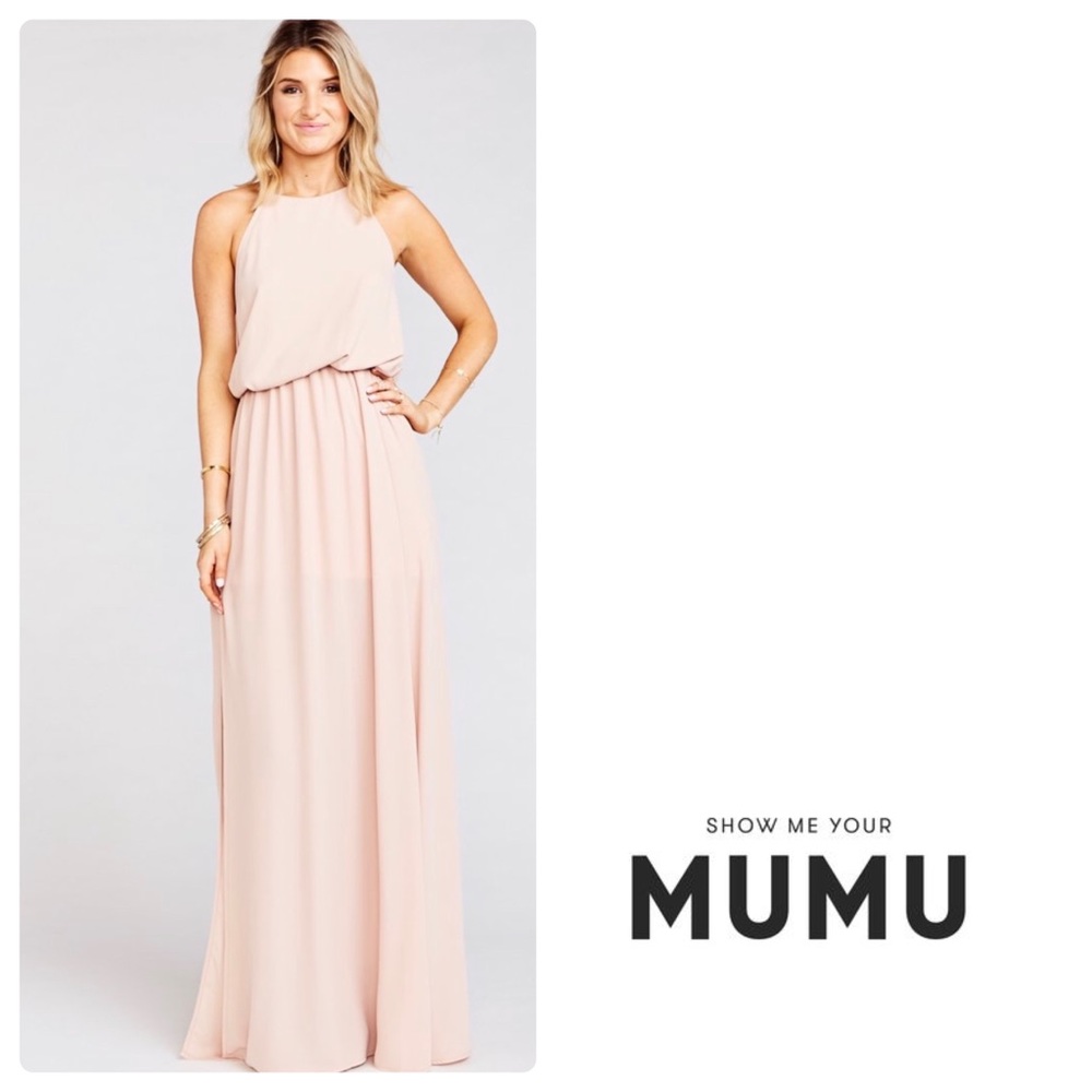 SMYM Heather Halter in Dusty Blush Crisp